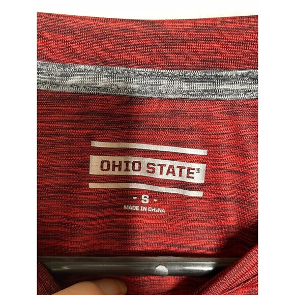 Ohio State Buckeyes Long Sleeve Scarlet Shirt Small Mens - Picture 5 of 6